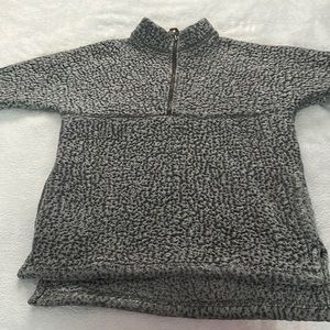 Grey Time and tru teddy jacket with pockets